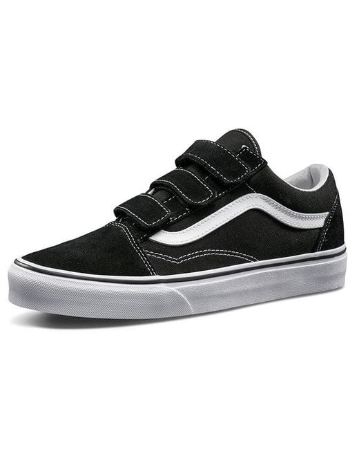 Vans Black Old Skool Velcro 'Suede' for men