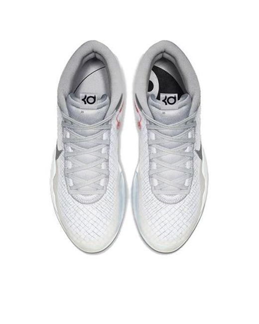 Nike White Zoom Kd 12 'Wolf' for men