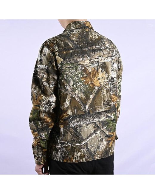 Converse Green Full-Page Print Jacket Camouflage for men