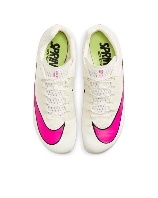 Nike White Air Zoom Rival Sprint Spikes 'Sail Fierce' for men