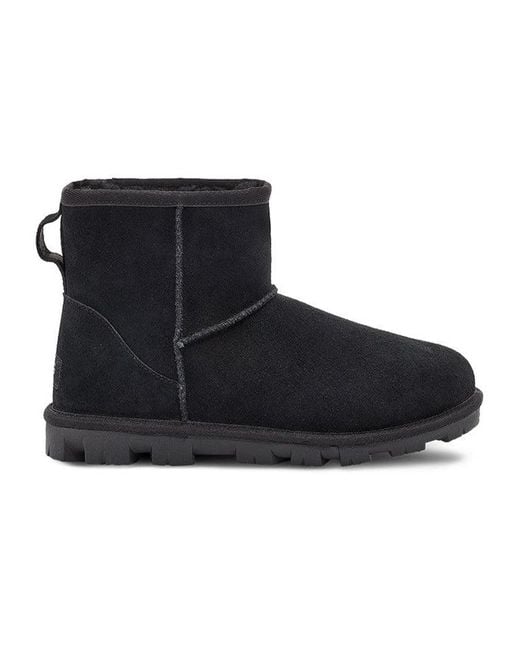 Ugg Black (Wmns) Essential Mini Classic Fleece Lined