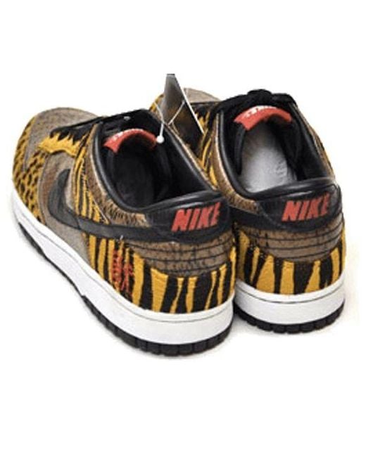 Nike Brown Dunk Low Premium 'Beast Pack' for men