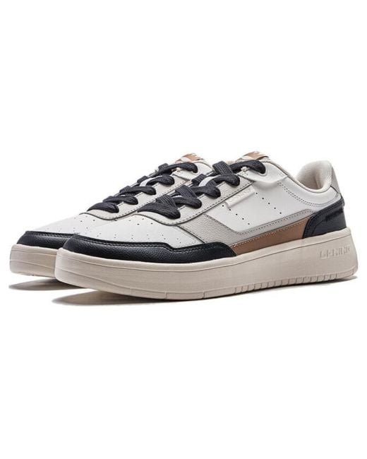 Li-ning White Qingyi Skate Shoes for men