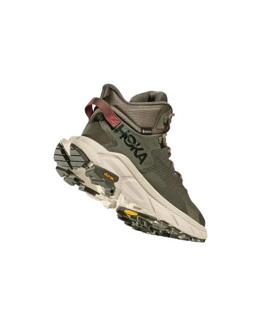 Hoka One One Brown Trail Code Gore-Tex 'Castlerock Persimmon' for men