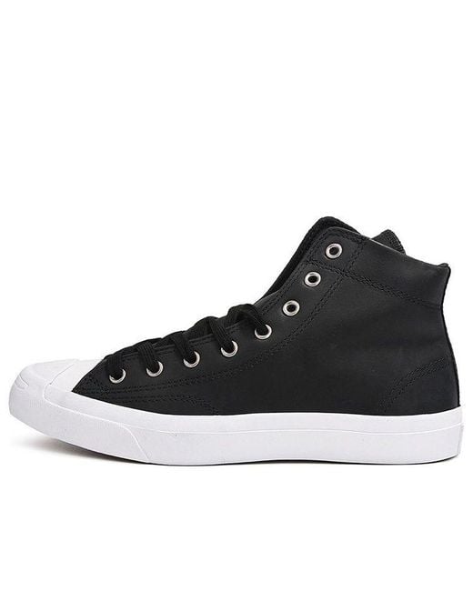 Converse Black Jack Purcell Hi Leather for men