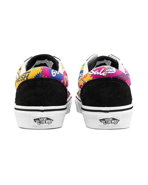 Vans Blue Old Skool Colored Letters for men