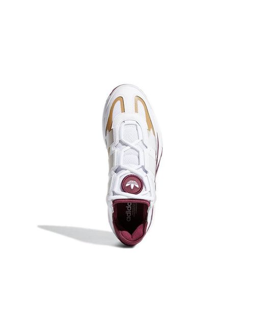 Adidas White Originals Niteball Wear-Resistant Retro Basketball Shoes for men