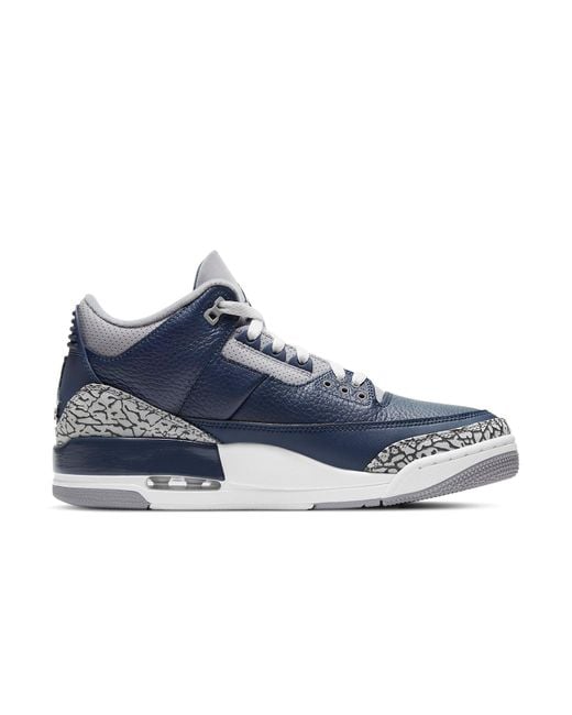 Nike Blue 3 Retro 'Georgetown' for men