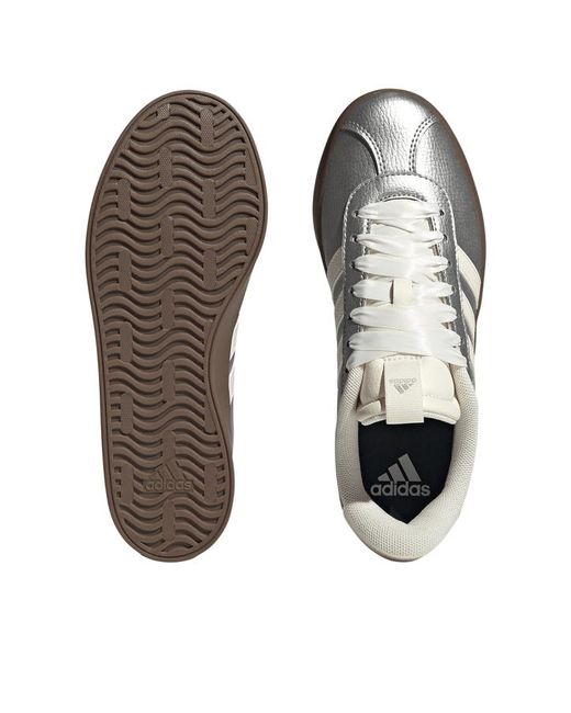 Adidas White Vl Court 3.0 Metallic Off Gum'