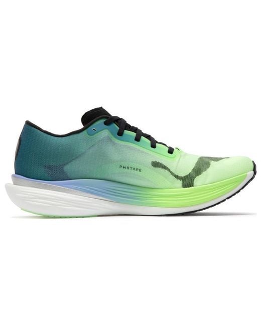 PUMA Blue Deviate Nitro Elite 2 'Fizzy Lime' for men