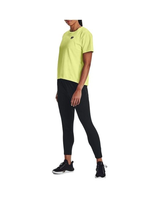 Under Armour Yellow (Wmns) Heavyweight Graphic T-Shirt