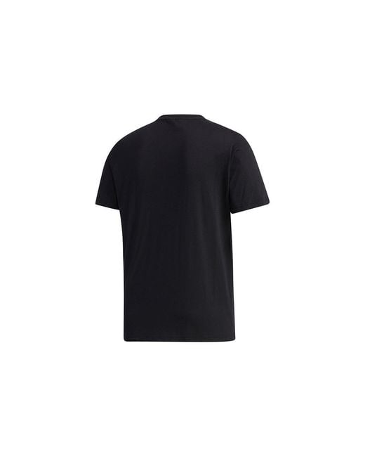 Adidas Black Ub Gfx Tee 2 Funny Printing Sports Short Sleeve for men