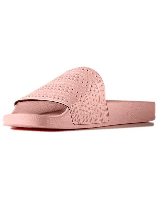 Adidas Pink Adilette 'Haze Coral' for men