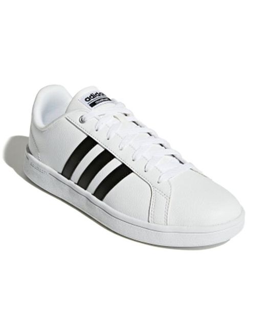 Adidas White Cloudfoam Advantage for men
