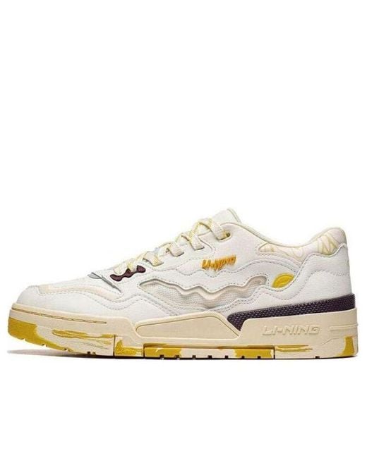 Li-ning White 001 Btc Prm Comfy Shoes for men
