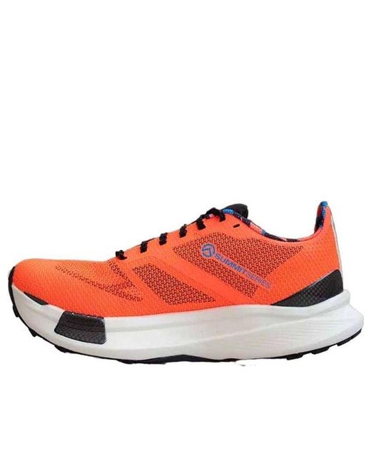 The North Face Red Vertic Pro Athlete Trail Running Shoes for men