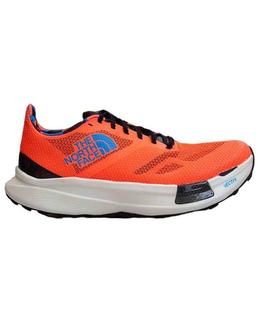 The North Face Red Vertic Pro Athlete Trail Running Shoes for men