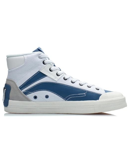 Li-ning White X Keith Haring X Disney Mickey Mouse Skate Shoes for men