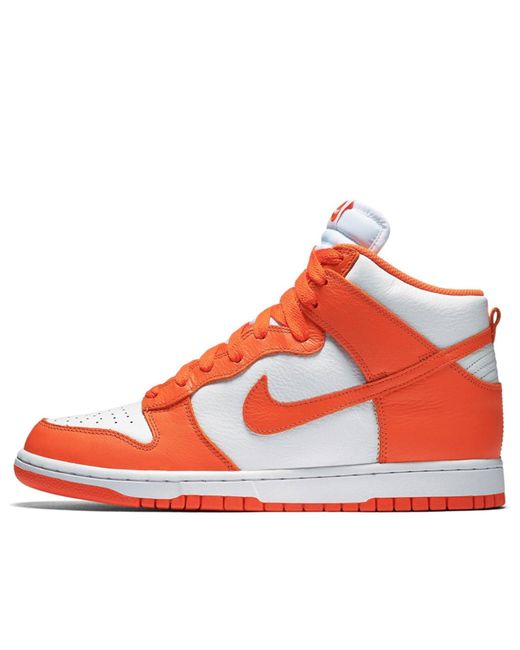 Nike Red Dunk High Retro Qs 'Syracuse' for men