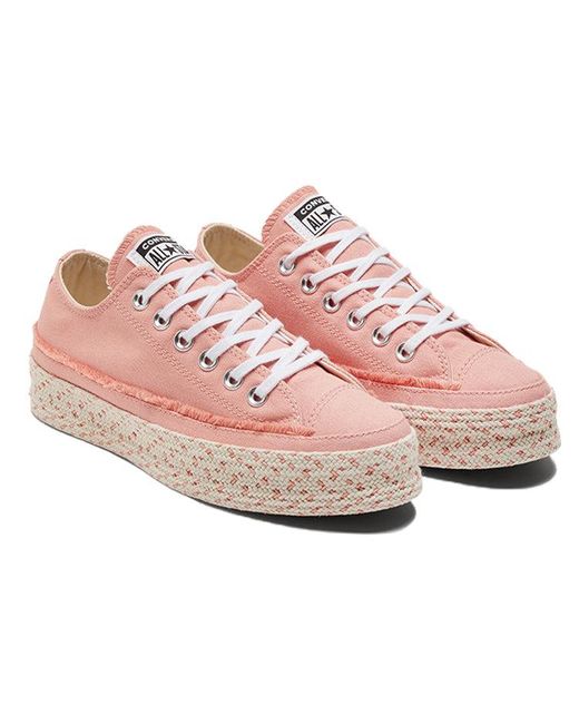 Converse Pink (Wmns) Chuck Taylor All Star Low 'Color Espadrille