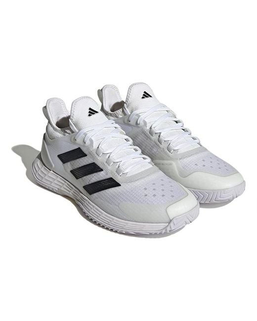 Adidas White Adizero Ubersonic 4.1 for men