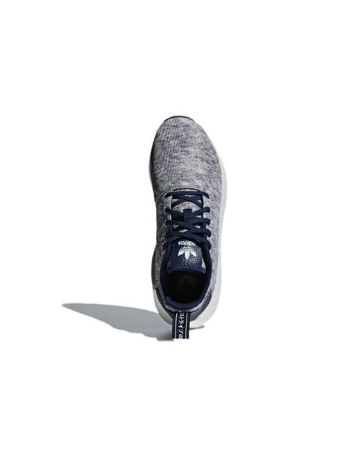Adidas Blue United Arrows & Sons X Nmd_R2 'Core Heather' for men
