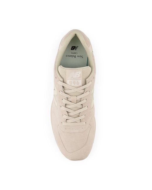 New Balance White 996 'Triple' for men