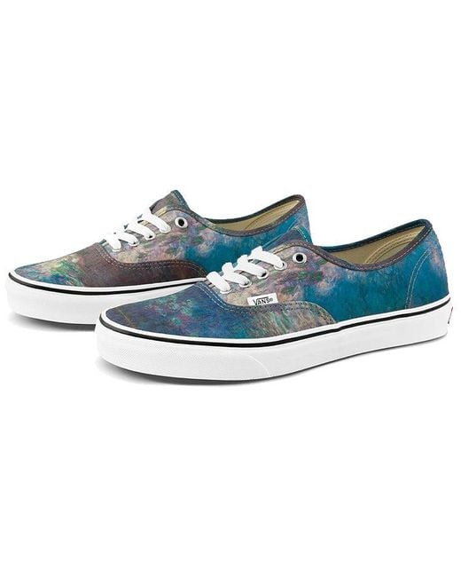 Vans Blue Moma X Authentic 'Claude Monets Water Lilies' for men