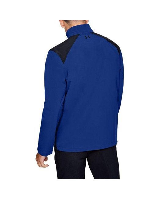 Under Armour Blue Portrush Rain Logo Jacket 'Royal' for men