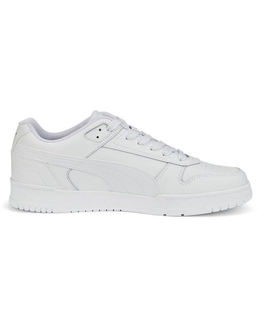 PUMA White Rbd Game Low for men