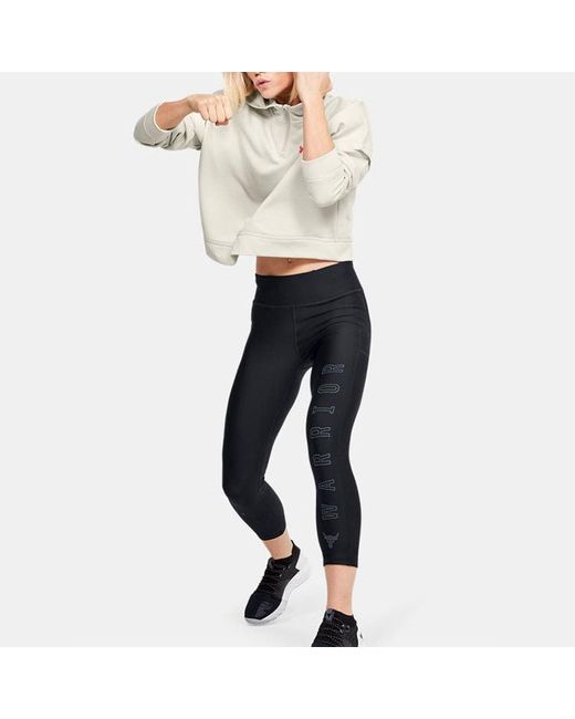 Under Armour White (Wmns) X Project Rock Terry Hoodie