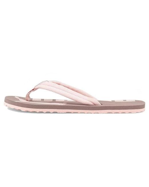 PUMA Pink Epic Flip V2 Sandal 'Quail Chalk' for men