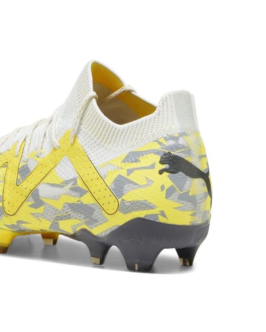 PUMA Yellow Future Ultimate Fg/Ag Football Boots