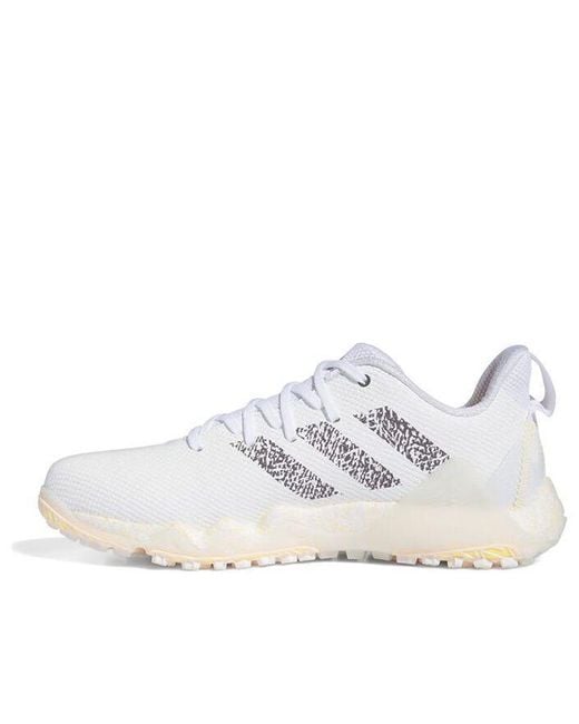 Adidas White Codechaos 22 Lace Golf Shoes for men