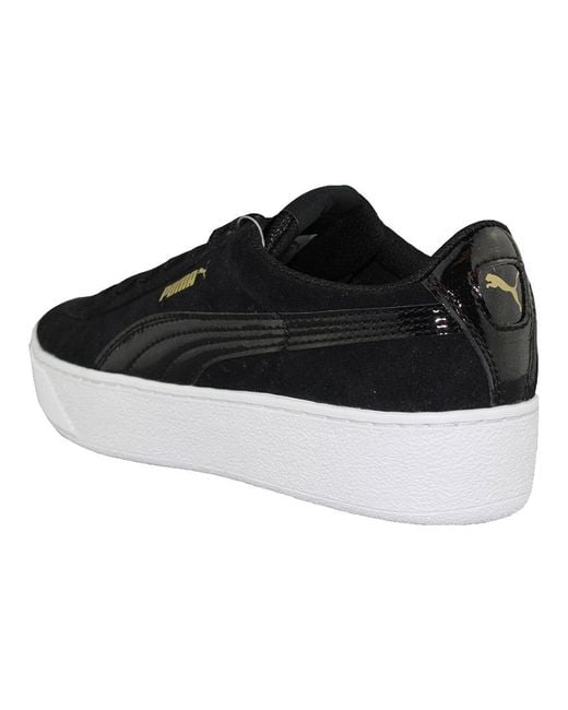 PUMA Black (Wmns) Vikky Platform Pure