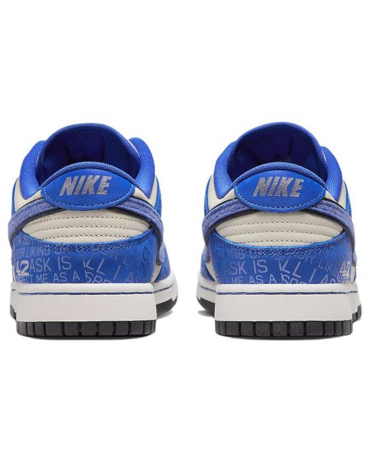Nike Blue Dunk Low 'Jackie Robinson' for men