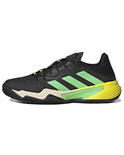 Adidas Green Barricade Clay Tennis Shoes for men