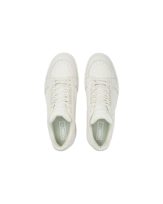 PUMA White Slipstream Lo 'Pristine' for men