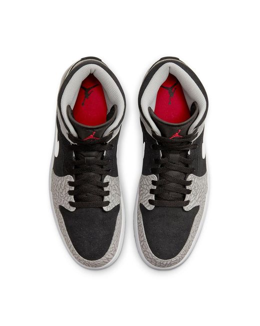Nike Black 1 Mid Se 'Elephant Toe' for men