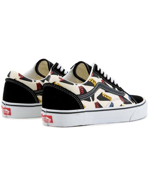 Vans Black Old Skool (Pop Logo) for men