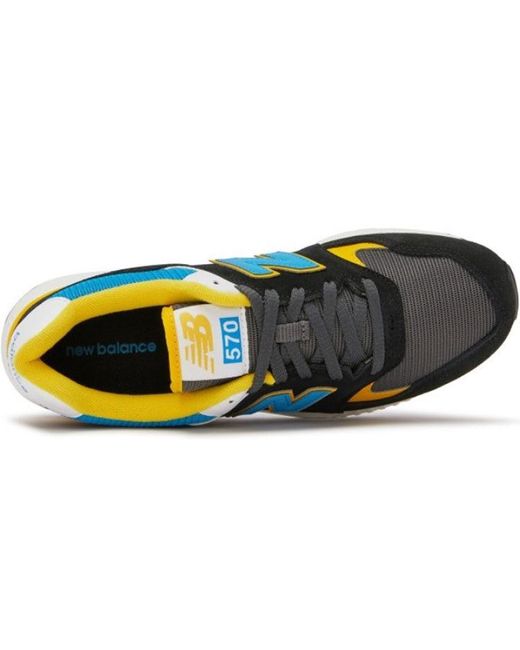 New Balance Blue New Balance 'Black Yellow' for men