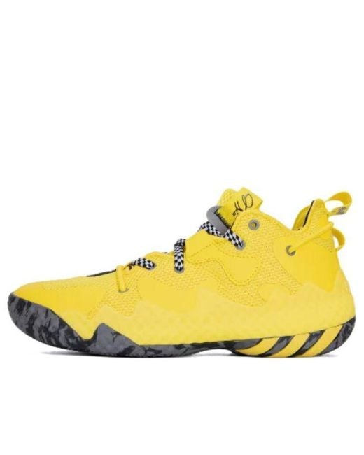 Adidas Yellow Harden Volume 6 'Taxi' for men