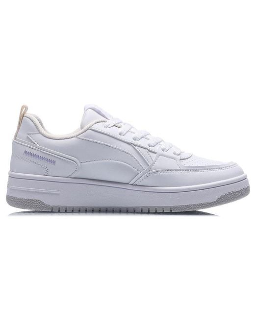 Li-ning White (Wmns) Lifestyle Skate Shoes