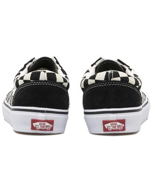 Vans Black Old Skool Dx Check for men