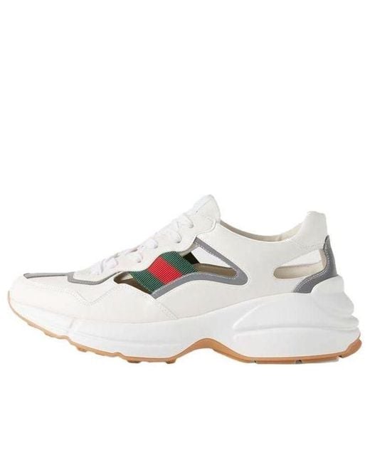Gucci White Rhyton 'Cut Out' for men