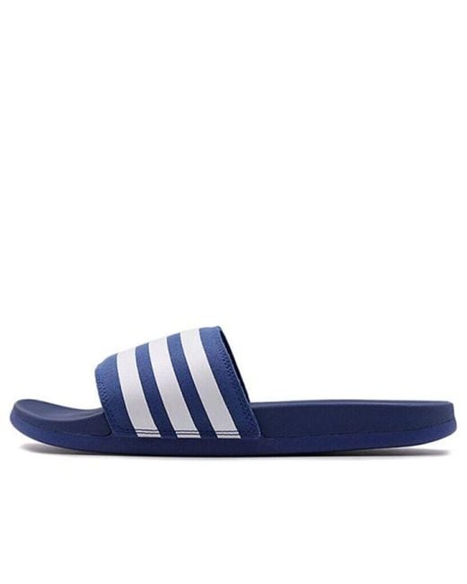 Adidas Blue Adilette Supercloud Plus 'Equipment' for men