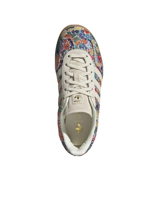 Adidas Blue (Wmns) Gazelle Indoor 'Liberty London Floral Embroidery'
