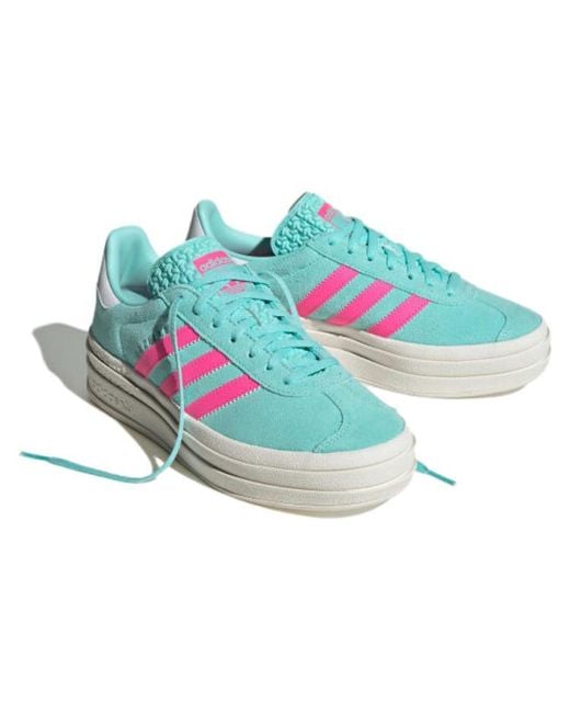Adidas Blue (Wmns) Gazelle Shoes 'Flash Aqua Lucid'