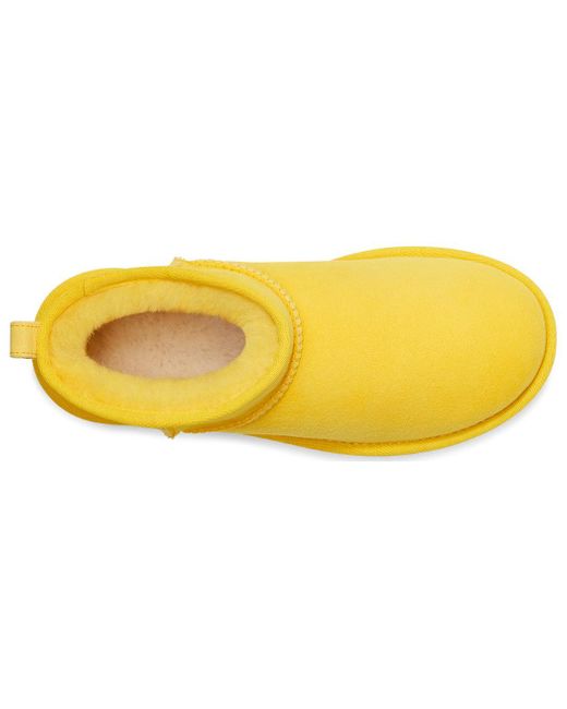 Ugg Yellow (Wmns) Classic Ultra Mini Boot 'Canary'