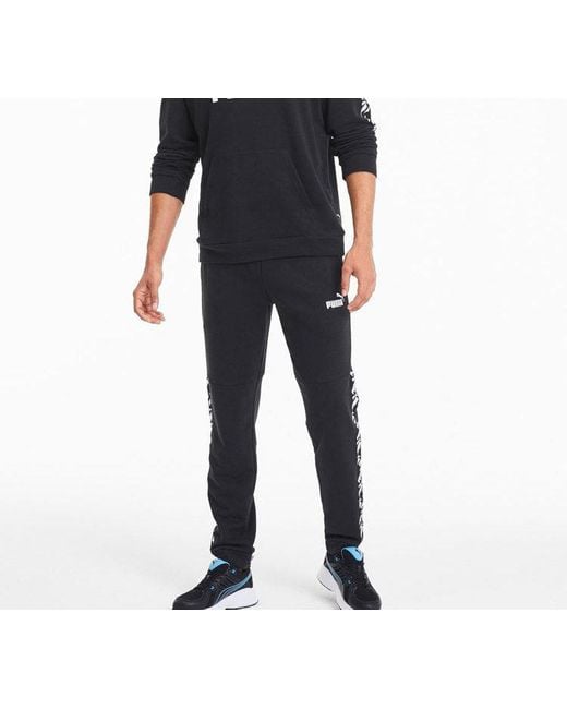 PUMA Black Amplified Track Pants for men